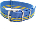 Cinturino Nylon Universale Ricambio Orologio Larghezza 20mm Azzurro Giall Moda/Uomo/Orologi/Cinturini Trade Shop italia - Napoli, Commerciovirtuoso.it