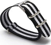 Cinturino Nylon Universale Ricambio Orologio Larghezza 20mm Bianco Nero Moda/Uomo/Orologi/Cinturini Trade Shop italia - Napoli, Commerciovirtuoso.it