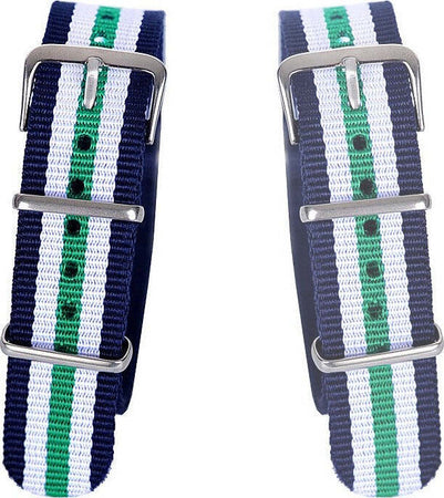 Cinturino Nylon Universale Ricambio Orologio Larghezza 20mm Blu Bian Verd Orologi e gioielli > Cinturini per orologi Trade Shop italia - Napoli, Commerciovirtuoso.it