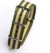 Cinturino Nylon Universale Ricambio Orologio Larghezza 20mm Verde Beige Moda/Uomo/Orologi/Cinturini Trade Shop italia - Napoli, Commerciovirtuoso.it