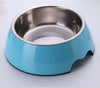 Ciotola-1-Vaschetta-Acciaio-Plastica-21x8cm-Cocker-Cane-Gatto-Cibo-Acqua