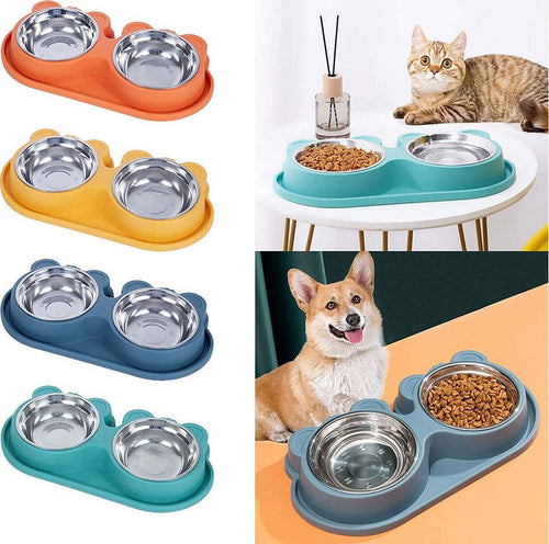 Ciotola Alimentare Acciaio Anti Perdita Fontana Acqua Dispenser Cibo Cani Gatti Prodotti per animali > Prodotti per Cani > Ciotole e Biberon Trade Shop italia - Napoli, Commerciovirtuoso.it