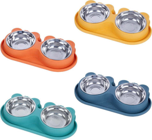 Ciotola Alimentare Acciaio Anti Perdita Fontana Acqua Dispenser Cibo Cani Gatti Prodotti per animali > Prodotti per Cani > Ciotole e Biberon Trade Shop italia - Napoli, Commerciovirtuoso.it