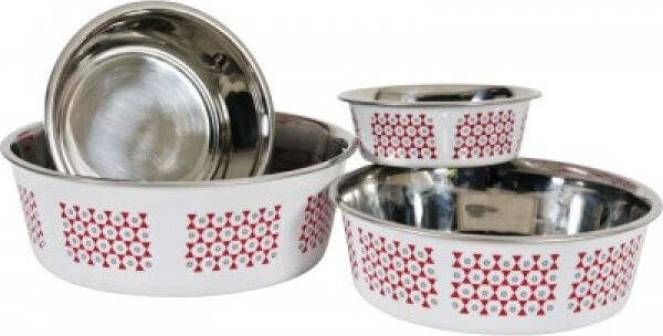 Ciotola Cane Inox Yumi Rossa Acqua Cibo Prodotti per animali domestici/Cani/Ciotole e distributori/Ciotole Trade Shop italia - Napoli, Commerciovirtuoso.it