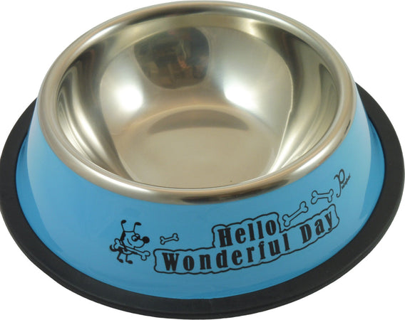 Ciotola cani gatti colorata antiscivolo acciaio colori misti 22cm Prodotti per animali domestici/Cani/Ciotole e distributori/Ciotole Led Mall Home - Napoli, Commerciovirtuoso.it