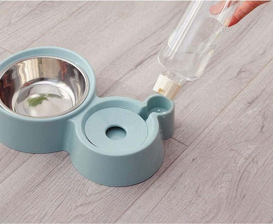 Ciotola Doppia Gatti Cani 2in1 Distributore Acqua Alimenti Automatiche Borracce Prodotti per animali > Prodotti per Cani > Ciotole e Biberon Trade Shop italia - Napoli, Commerciovirtuoso.it