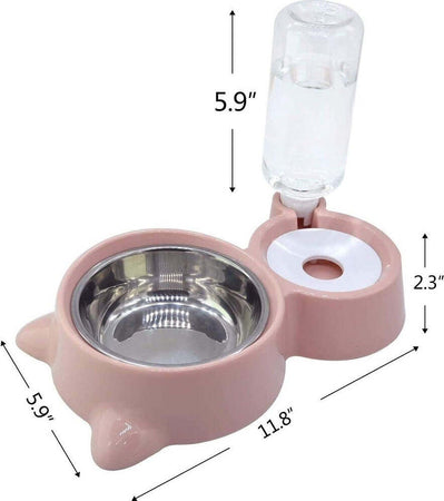 Ciotola Doppia Gatti Cani 2in1 Distributore Acqua Alimenti Automatiche Borracce Prodotti per animali > Prodotti per Cani > Ciotole e Biberon Trade Shop italia - Napoli, Commerciovirtuoso.it