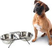 Ciotola Doppia Rialzata Per Cani 2 Per 22cm Con Supporto Cibo Acqua In Metallo Prodotti per animali domestici/Cani/Ciotole e distributori/Ciotole Trade Shop italia - Napoli, Commerciovirtuoso.it