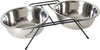 Ciotola Doppia Rialzata Per Cani 2 Per 22cm Con Supporto Cibo Acqua In Metallo Prodotti per animali domestici/Cani/Ciotole e distributori/Ciotole Trade Shop italia - Napoli, Commerciovirtuoso.it