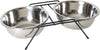 Ciotola Doppia Rialzata Per Cani 2 Per 22cm Con Supporto Cibo Acqua In Metallo Prodotti per animali domestici/Cani/Ciotole e distributori/Ciotole Trade Shop italia - Napoli, Commerciovirtuoso.it
