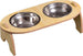 Ciotola Doppia Rialzata Per Cani Gatti Con Base In Legno Per Animali Domestici Prodotti per animali > Prodotti per Cani > Ciotole e Biberon Trade Shop italia - Napoli, Commerciovirtuoso.it