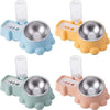 Ciotola-Doppio-Corpo-Combo-Per-Cibo-Acqua-Dispenser-In-Plastica-Per-Cani-Gatti
