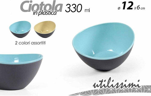 Ciotola In Plastica Ciotolina 0,33 Lt Ø12x6cm Cucina 2 Colori Assortiti 838576 Casa e cucina/Stoviglie/Piatti ciotole e vassoi/Ciotole/Insalatiere Trade Shop italia - Napoli, Commerciovirtuoso.it