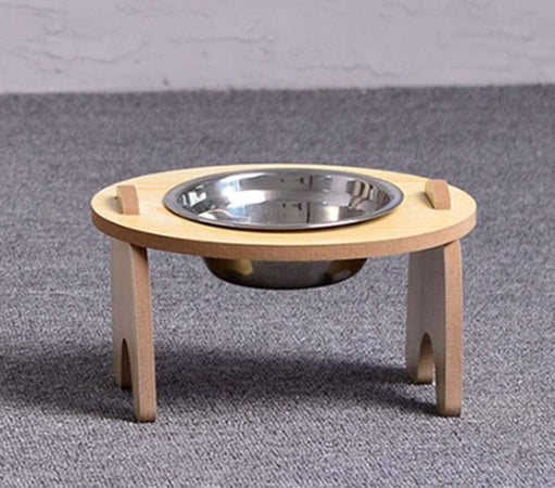 Ciotola Singola Rialzata Per Cani Gatti Con Base In Legno Per Animali Domestici Prodotti per animali > Prodotti per Cani > Ciotole e Biberon Trade Shop italia - Napoli, Commerciovirtuoso.it