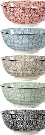 Ciotola Tonda Multiuso In Ceramica Decorata Marracash 13x13x5,7cm 6 Colori 771613 Casa e cucina/Stoviglie/Piatti ciotole e vassoi/Ciotole/Insalatiere Trade Shop italia - Napoli, Commerciovirtuoso.it