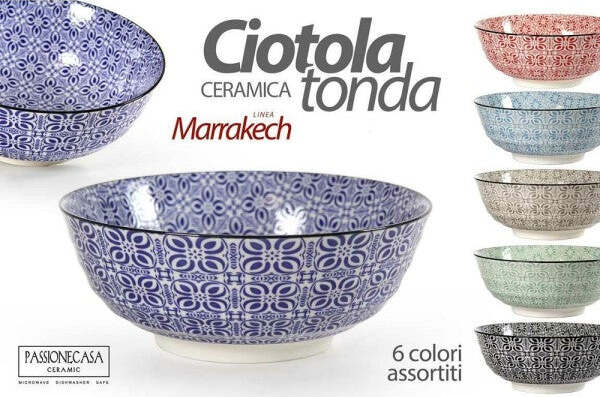 Ciotola-Tonda-Multiuso-In-Ceramica-Decorata-Marracash-13x13x5,7cm-6-Colori-771613