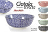 Ciotola Tonda Multiuso Marrakech 21x21x8,2cm Ceramica Decorata Colori Ass 771590 Casa e cucina/Stoviglie/Piatti ciotole e vassoi/Ciotole/Insalatiere Trade Shop italia - Napoli, Commerciovirtuoso.it