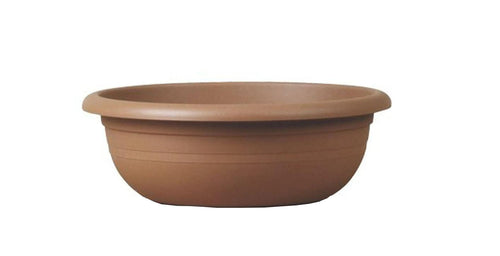 Vaso tondo Ciotola in plastica 100% riciclata per piante e fiori da giardino