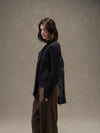 Circolo 1901 Maglia donna dolcevita jersey lace FD3782 NERO