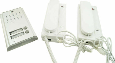 Citofono bifamiliare per 2 famiglie pulsante Apri Cancello 2 citofoni rl-3208AA Fai da te/Materiale elettrico/Citofoni Zencoccostore - Formia, Commerciovirtuoso.it