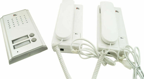 Citofono bifamiliare per 2 famiglie pulsante Apri Cancello 2 citofoni rl-3208AA Fai da te/Materiale elettrico/Citofoni Zencoccostore - Formia, Commerciovirtuoso.it