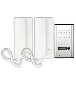 Citofono Esterni Parete Doppia Cornetta Pulsante Apertura Cancello 3208aa Cw593