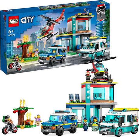 City-Quartier-Generale-Veicoli-Emergenza-Lego