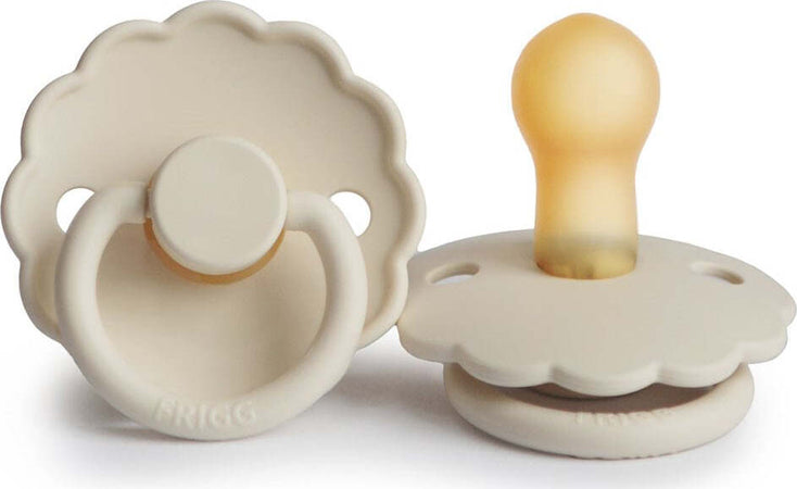 Ciuccio FRIGG Daisy Cream Latex 0-6 Prima infanzia/Succhietti e massaggiagengive/Succhietti La Casa Del Bebè - Napoli, Commerciovirtuoso.it