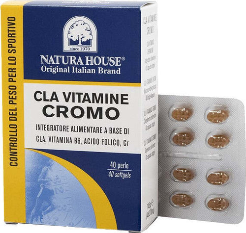 CLA-VITAMINE-+-CROMO-integratore-alimentare-40-perle-Natura-House