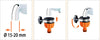 CLABER-8525-Prese-Rubinetto-Liscio