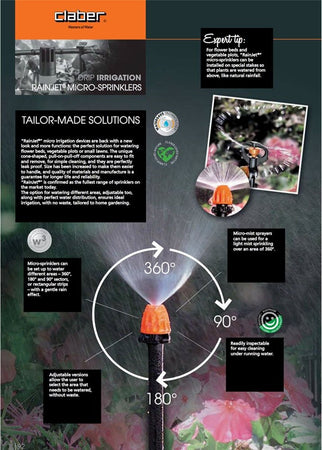 Claber-MICROIRRIGATORE-360^-Pz.10-Micro-91256