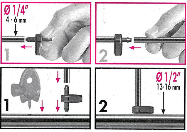 CLABER-RACCORDO-2-VIE-X-TUBO-CAPILLAR-DA-1/-4-4-6MM-10PZ