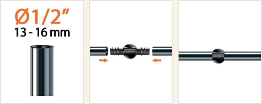 CLABER-RAINJET-91076---4-RACCORDI-PROLUNGA-1/2*---13-16MM