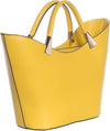 Clara---Borsa-da-Donna-Gialla-In-Vera-Pelle