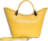 Clara---Borsa-da-Donna-Gialla-In-Vera-Pelle