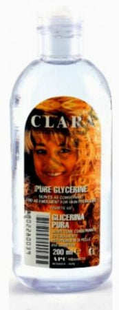 Clara Pure Glycerine Glicerina Pura 200 Ml per Uso Domestico Leviga La Pelle Secca E Screpolata