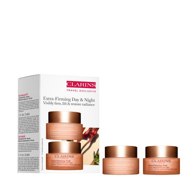 CLARINS travel exclusive extra-firming partners set day&night cream