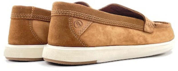 CLARKS Mocassino Uomo Bratton Loafer Dark Tan Nabuk