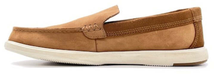 CLARKS Mocassino Uomo Bratton Loafer Dark Tan Nabuk