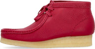 CLARKS-Scarpa-Lifestyle-Donna-W-Wallabee-Boot-Berry-Leather-da-donna