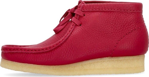 CLARKS-Scarpa-Lifestyle-Donna-W-Wallabee-Boot-Berry-Leather-da-donna