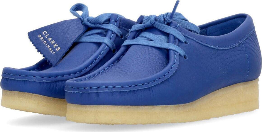 CLARKS-Scarpa-Lifestyle-Donna-W-Wallabee-Bright-Blue-Leather-da-donna