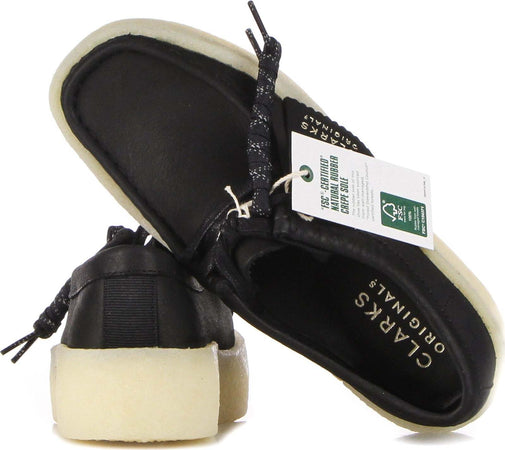 CLARKS-Scarpa-Lifestyle-Donna-W-Wallabee-Cup-Black/nubuck-da-donna