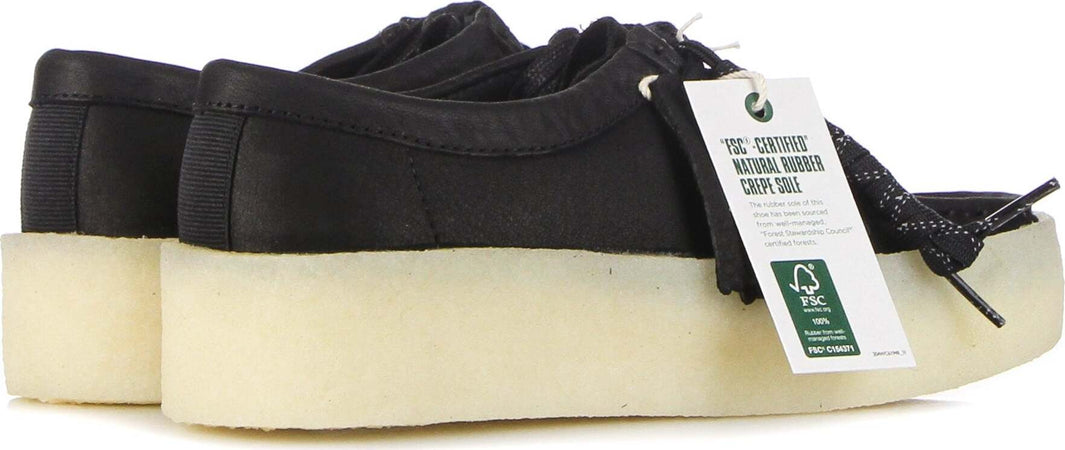 CLARKS-Scarpa-Lifestyle-Donna-W-Wallabee-Cup-Black/nubuck-da-donna