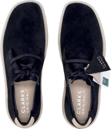 CLARKS-Scarpa-Lifestyle-Uomo-Ashcott-Cup-Black-Suede-da-uomo