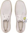 CLARKS-Scarpa-Lifestyle-Uomo-Ashcott-Cup-Off-White-Suede-da-uomo