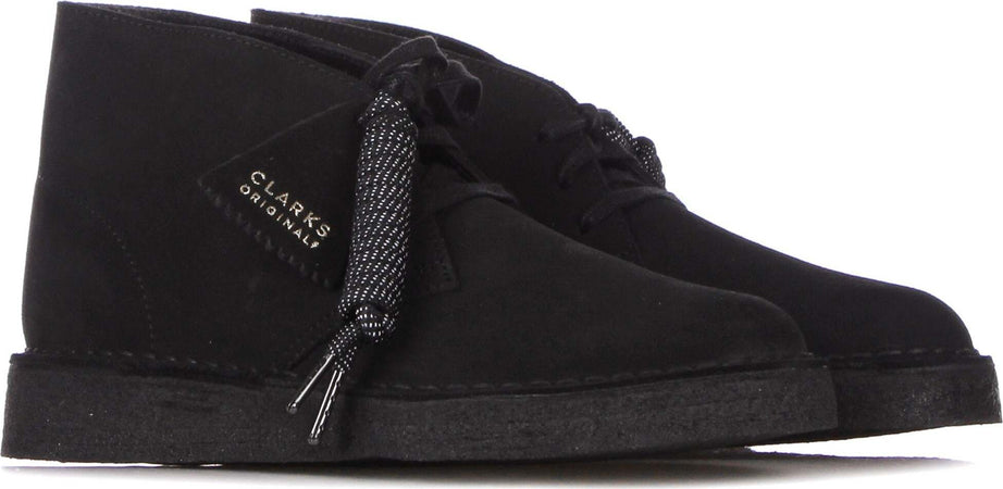 CLARKS-Scarpa-Lifestyle-Uomo-Desert-Coal-Black-Suede-da-uomo