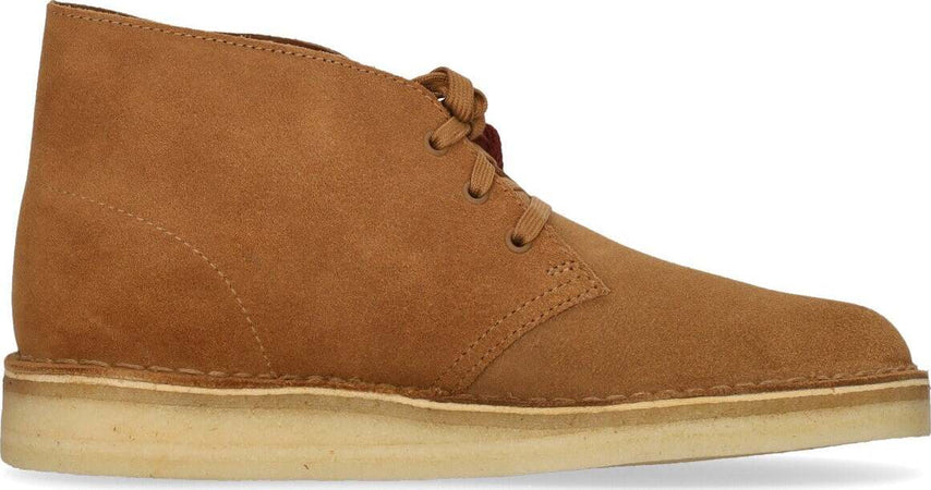 CLARKS-Scarpa-Lifestyle-Uomo-Desert-Coal-Dark-Sand-Suede-da-uomo