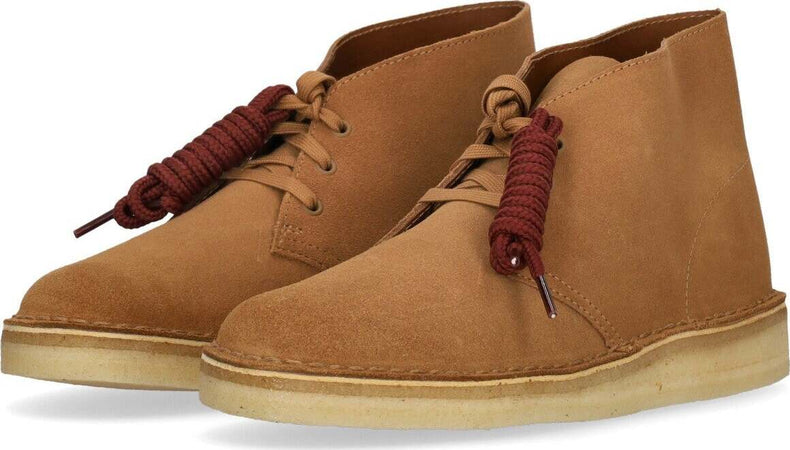CLARKS-Scarpa-Lifestyle-Uomo-Desert-Coal-Dark-Sand-Suede-da-uomo
