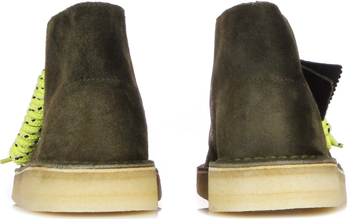 CLARKS-Scarpa-Lifestyle-Uomo-Desert-Coal-Olive-Suede-da-uomo